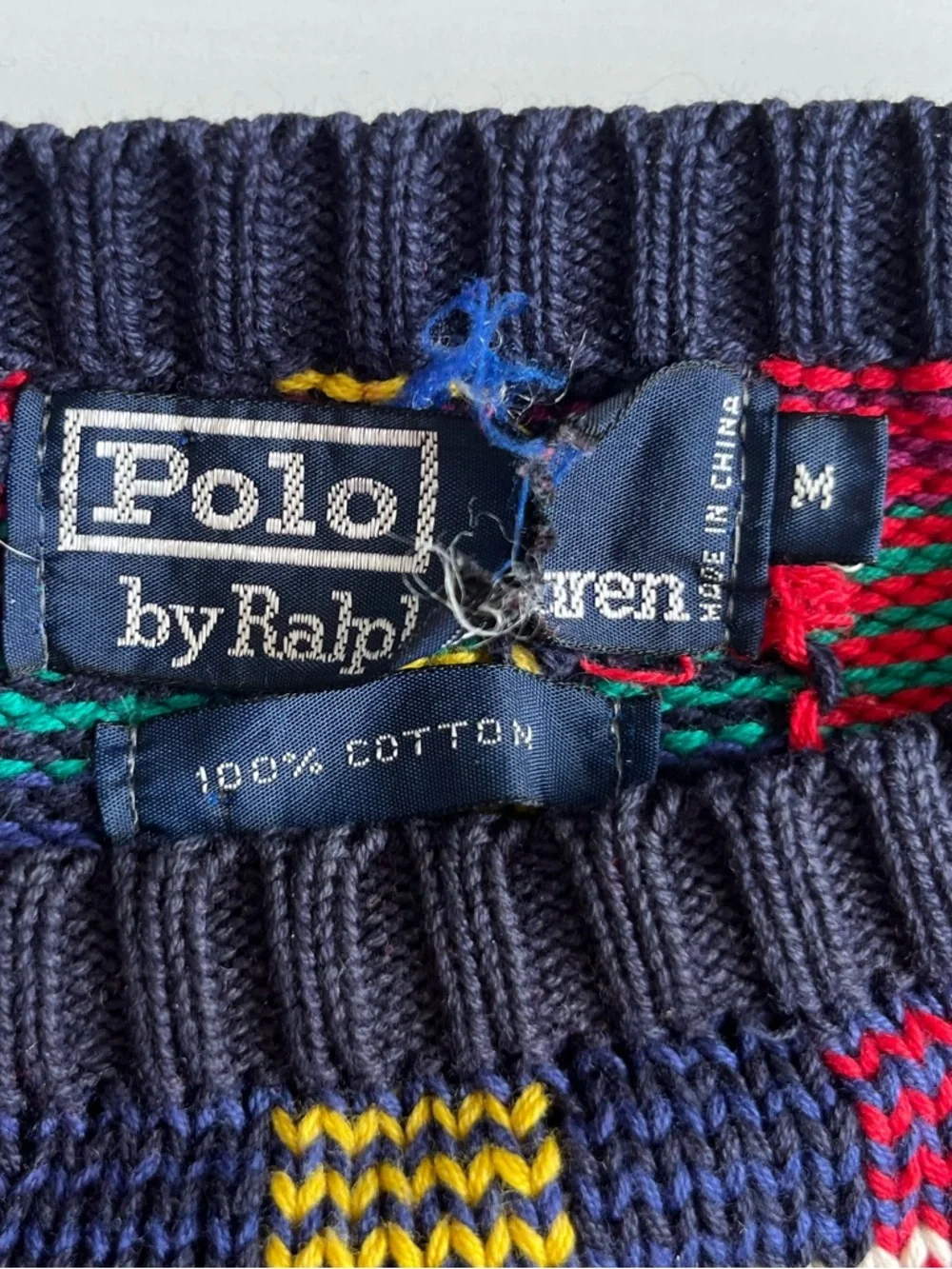 Ralph Lauren Multicolor Plaid Crewneck Sweater